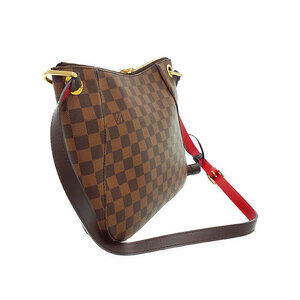 Louis Vuitton Damier Shoulder Bank Ebene Bag Brown South